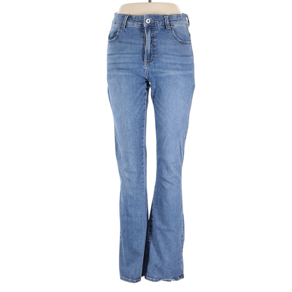 Universal Standard Marne Bootcut Jeans 8 High Rise Medium Wash Stretch